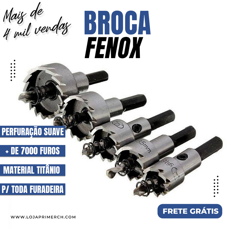 Serra copo - Fenox 5Pcs [ Linha Premium ]
